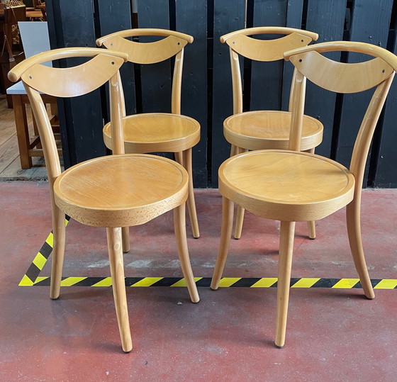 Image 1 of Set Of 4 Baumann Chairs 80s