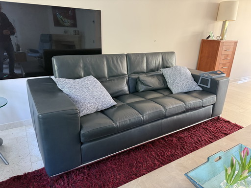 Sofa Set Leather 3 Seater And 3.5 Seater