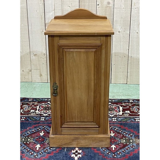 Image 1 of Comodino inglese vintage in legno satinato, anni '30