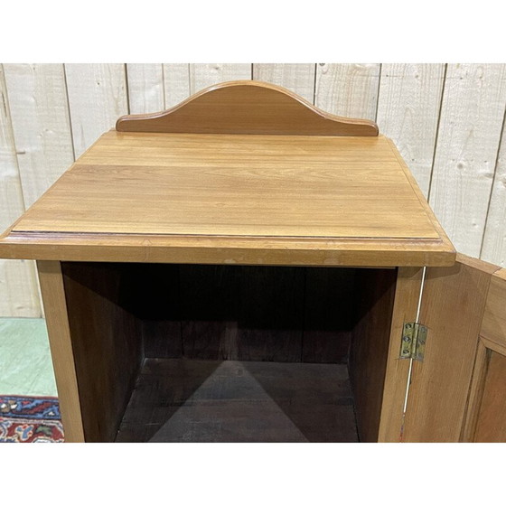 Image 1 of Comodino inglese vintage in legno satinato, anni '30