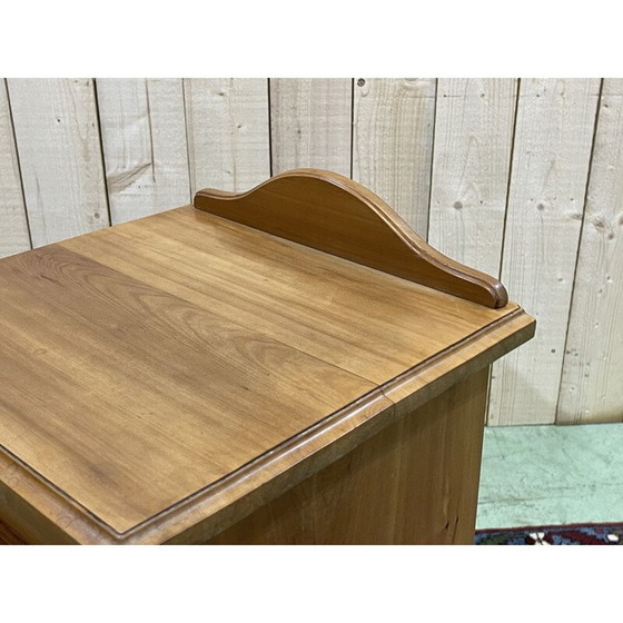 Image 1 of Comodino inglese vintage in legno satinato, anni '30