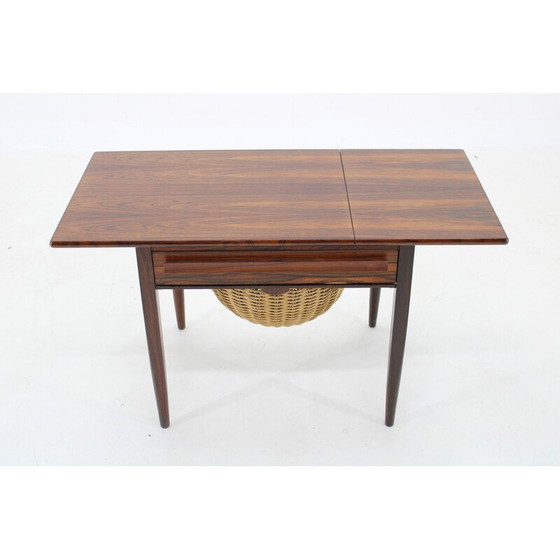 Image 1 of Vintage folding sewing table by Johannes Andersen Palisander for Silkeborg, Denmark 1960