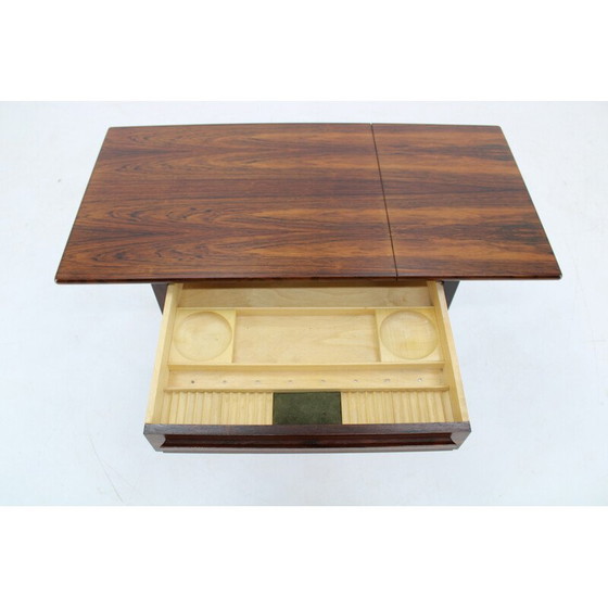 Image 1 of Vintage folding sewing table by Johannes Andersen Palisander for Silkeborg, Denmark 1960
