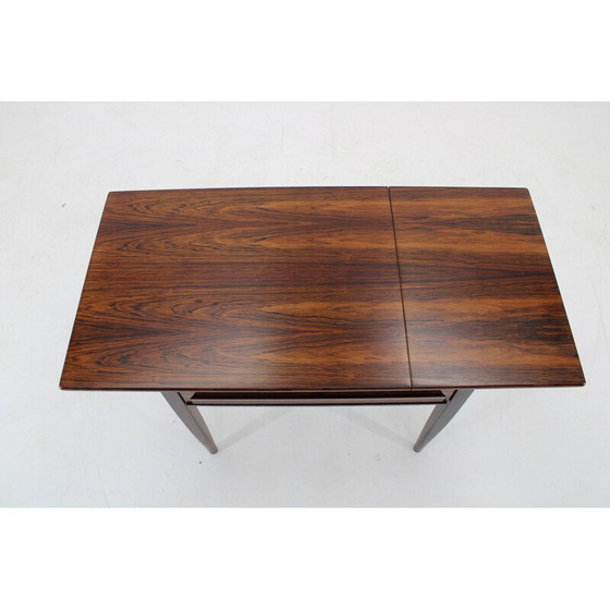 Image 1 of Vintage folding sewing table by Johannes Andersen Palisander for Silkeborg, Denmark 1960