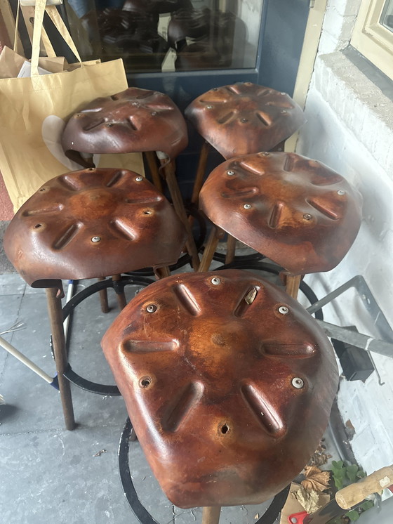 Image 1 of 5X Vroonland Saddle Stools