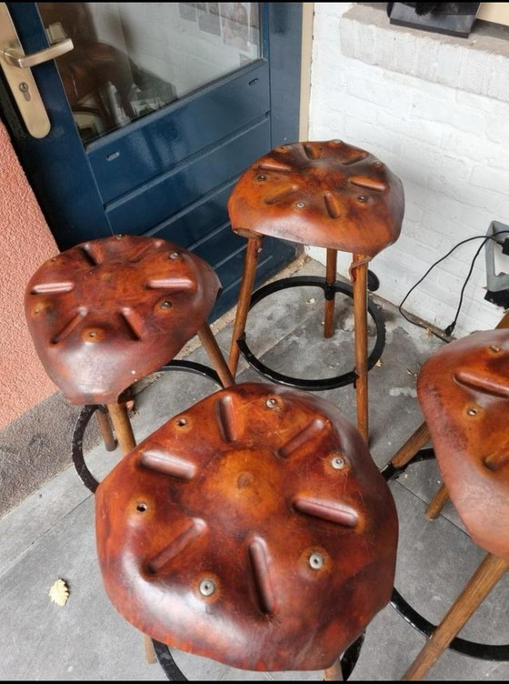 Image 1 of 5X Vroonland Saddle Stools