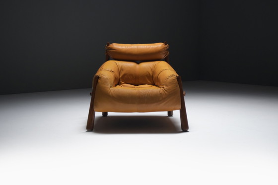 Image 1 of Stunning & Rare Mp-81 Lounge Chairs By Percival Lafer For Lafer S.A.