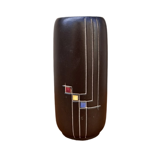 Image 1 of Veb Haldensleben Ceramic Vase, Germany, 1970S.