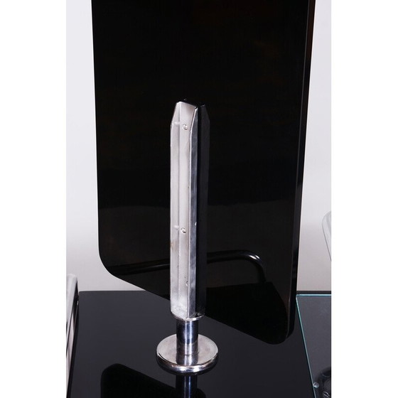 Image 1 of Toletta Art Déco nera vintage di Vichr a Spol, anni '30