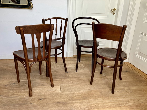 Image 1 of 4X Thonet And Other Bentwood Chairs