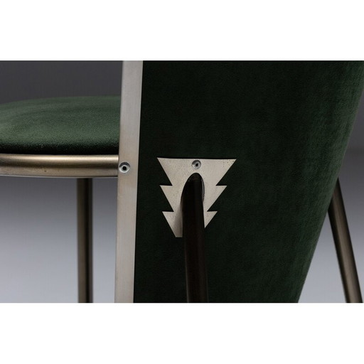 Vintage dining chairs by Frans Van Praet, Belgium 1990s