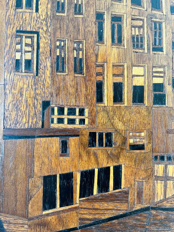 Image 1 of Amsterdam - Inlaid Wooden Cityscape