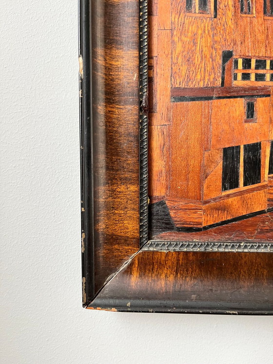 Image 1 of Amsterdam - Inlaid Wooden Cityscape