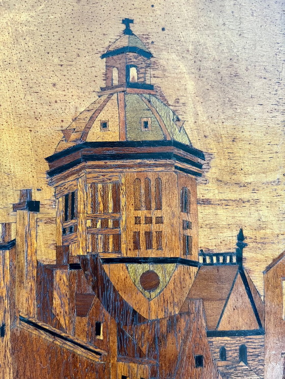 Image 1 of Amsterdam - Inlaid Wooden Cityscape