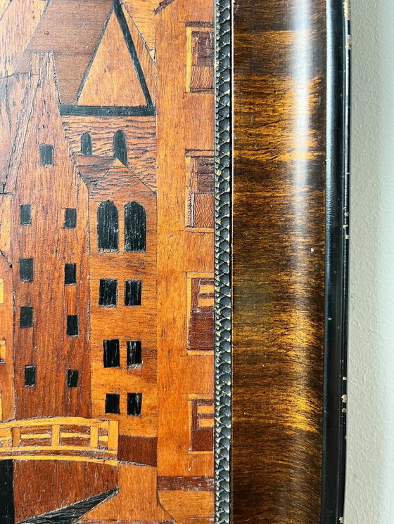 Image 1 of Amsterdam - Inlaid Wooden Cityscape