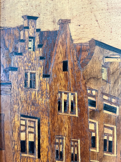 Amsterdam - Inlaid Wooden Cityscape