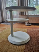 Leolux Cyclo Swivel Side Table White