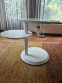 Leolux Cyclo Swivel Side Table White