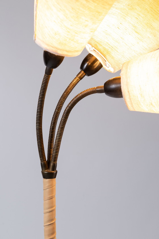 Image 1 of Large Danish Floorlamp   on hairpin legs