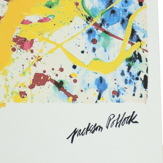 Image 1 of Offset Lithograph To Jackson Pollock Action Painting 93/300