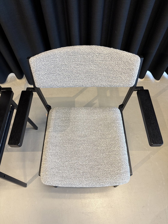 Image 1 of 2X Dining Chair No. 50 With Armrests - Design In Box