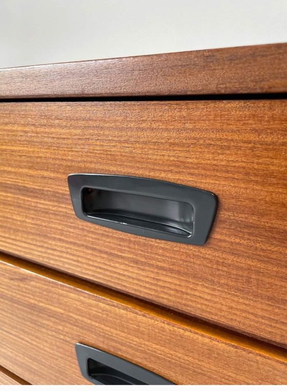 Image 1 of Chest of drawers, Teak veneer, Belgium 1960'S - 1970'S