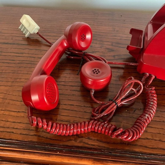 Image 1 of Telefono a disco vintage S63 rosso