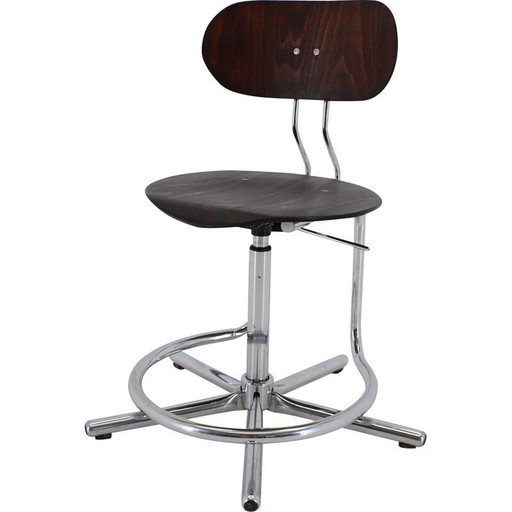 Vintage swivel chair, Czechoslovakia 1970