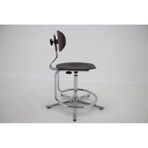 Vintage swivel chair, Czechoslovakia 1970