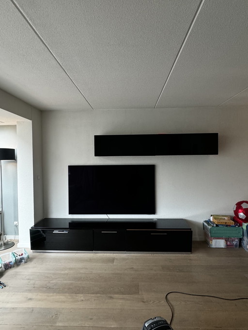 Hülsta TV Furniture High Gloss Black