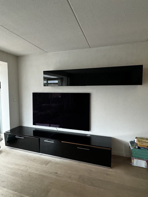 Hülsta TV Furniture High Gloss Black