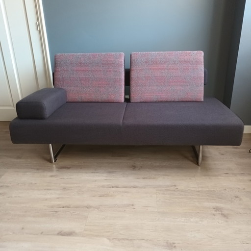 Sun Two Seater Sofa With Hockers Sky