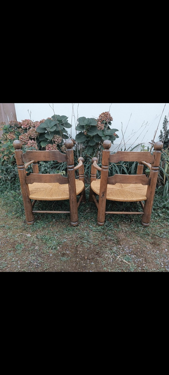 Image 1 of Pair Of Charles Dudouyt Armchairs 1940