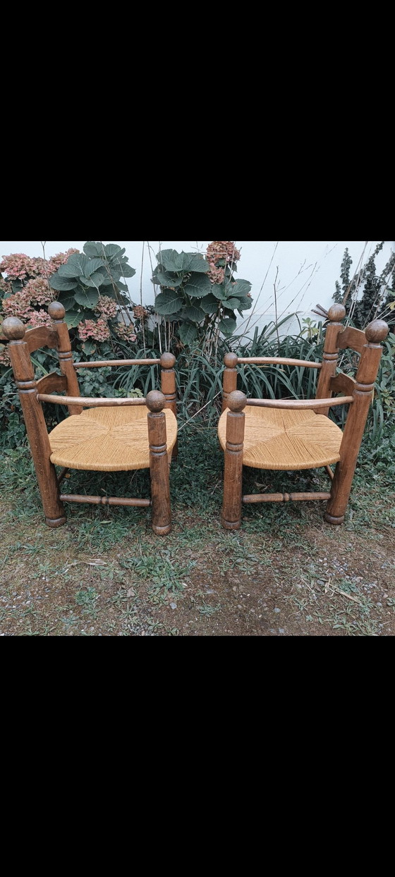 Image 1 of Pair Of Charles Dudouyt Armchairs 1940