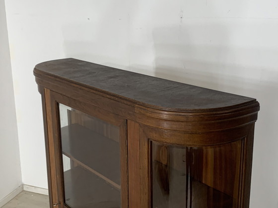 Image 1 of Art Nouveau vitrine armoire vitrine buffet étagère à casiers vers 1920