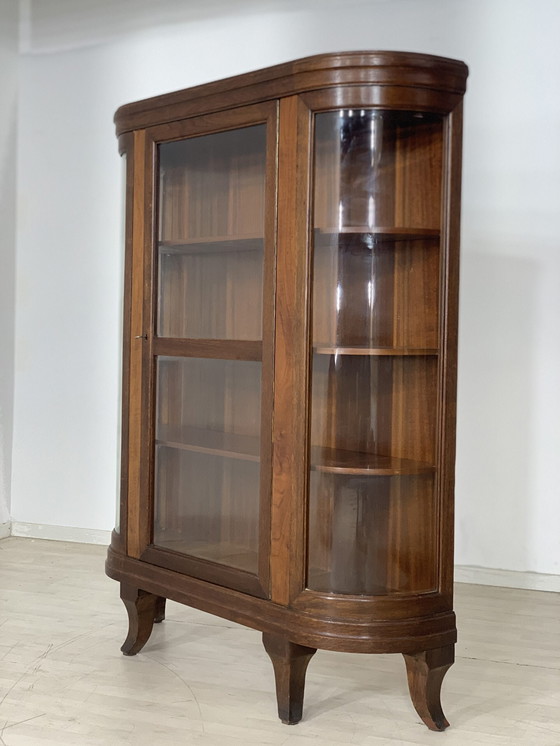 Image 1 of Art Nouveau vitrine armoire vitrine buffet étagère à casiers vers 1920