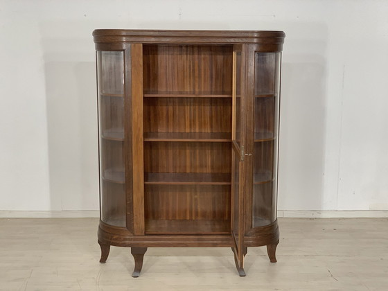 Image 1 of Art Nouveau vitrine armoire vitrine buffet étagère à casiers vers 1920