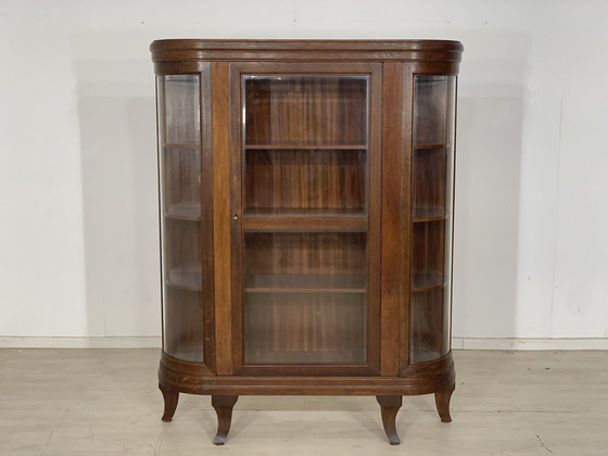 Image 1 of Art Nouveau vitrine armoire vitrine buffet étagère à casiers vers 1920