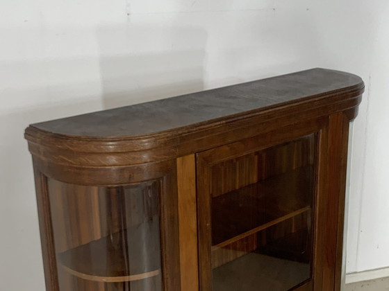 Image 1 of Art Nouveau vitrine armoire vitrine buffet étagère à casiers vers 1920