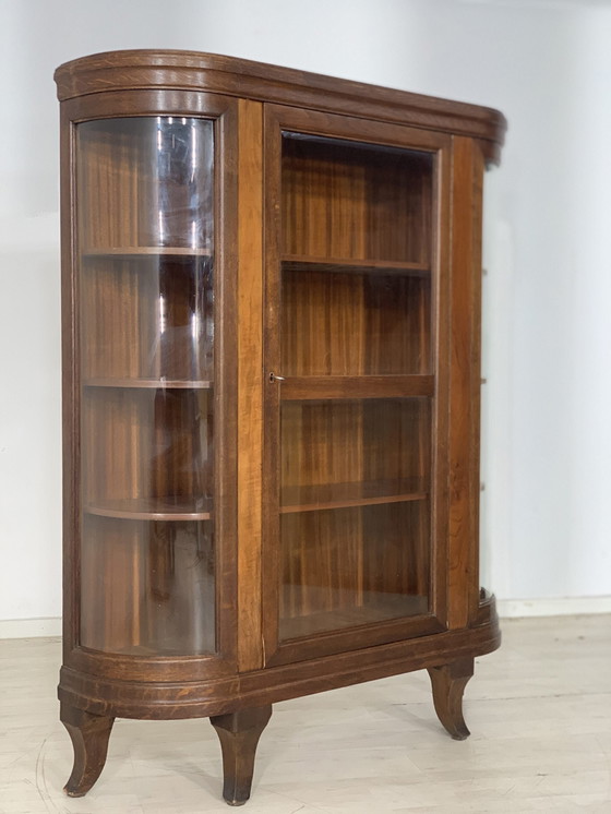 Image 1 of Art Nouveau vitrine armoire vitrine buffet étagère à casiers vers 1920