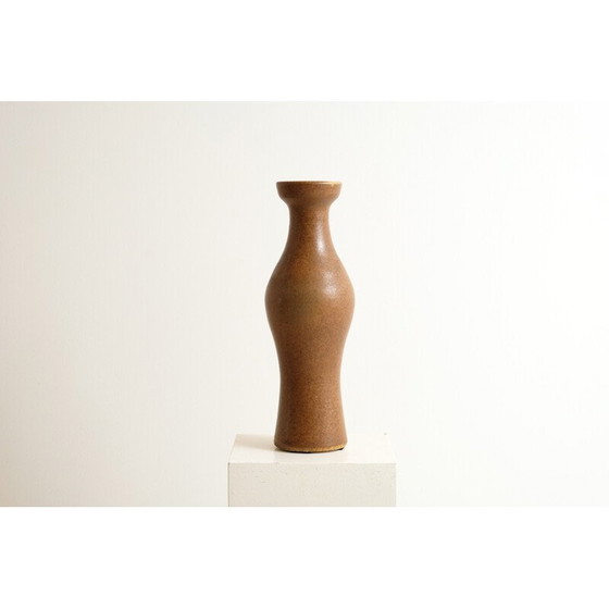 Image 1 of Vaso marrone vintage, 1970