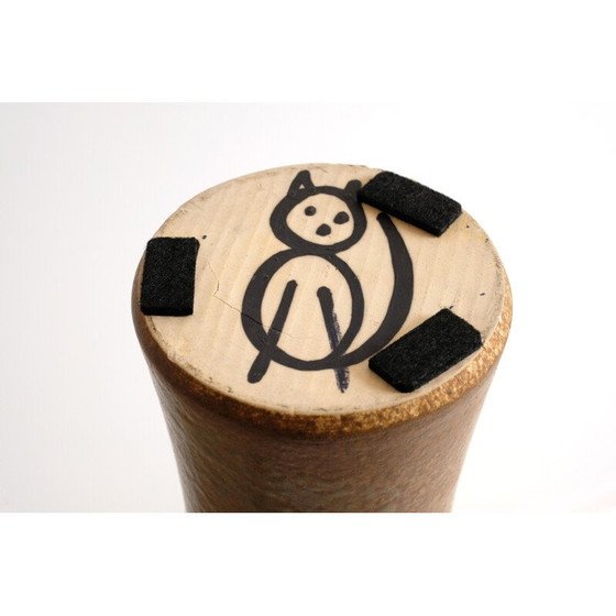 Image 1 of Vaso marrone vintage, 1970