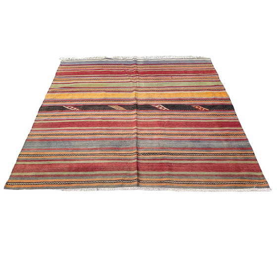 Image 1 of Tappeto Kilim turco vintage, 184 x 178 cm