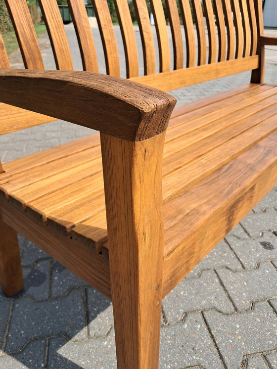 Image 1 of Gloster teak garden bench 150 cm wide