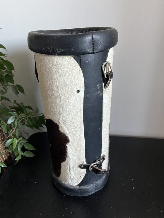 Image 1 of Portaombrelli vintage in pelle di mucca