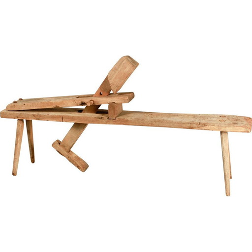 Vintage oak workbench, Germany 1930