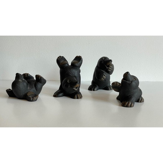 Image 1 of Set of 4 vintage moles by Gilde Handwerk, Germany