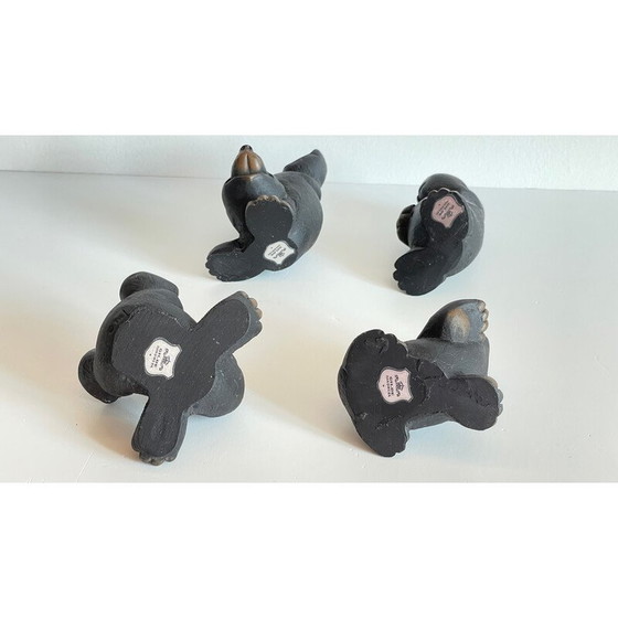 Image 1 of Set of 4 vintage moles by Gilde Handwerk, Germany
