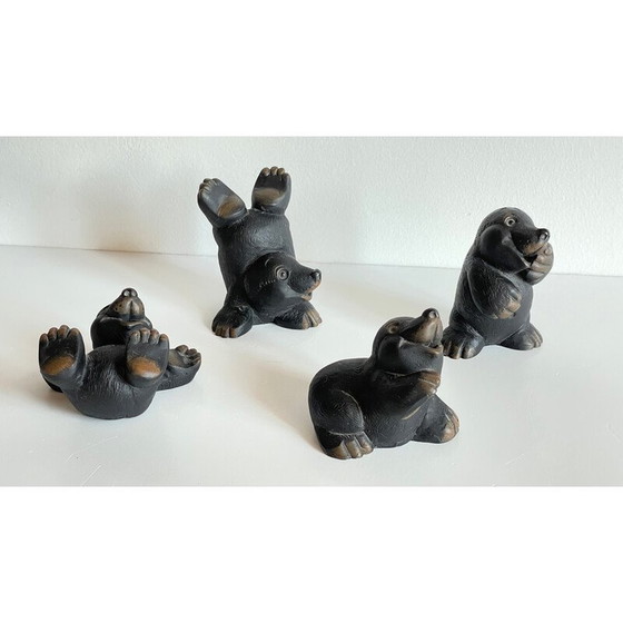 Image 1 of Set of 4 vintage moles by Gilde Handwerk, Germany