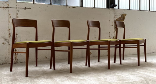 4x Dining Chair made of teak from Korup Stolle